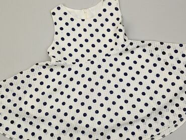 biała sukienka 110: Sukienka, 5-6 lat, 110-116 cm, stan - Dobry
