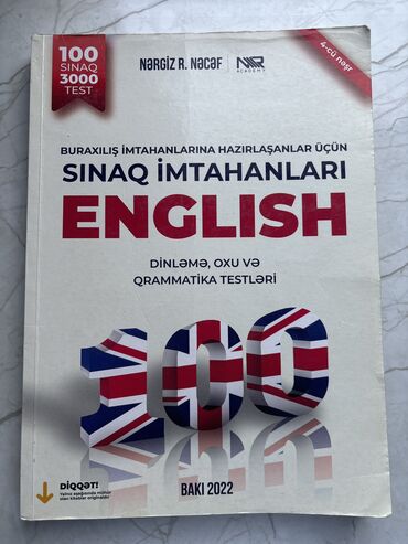 6 ci sinif ingilis dili test: İngilis Dili Buraxılış imtahanına hazırlaşanlar üçün 3000 test və 100