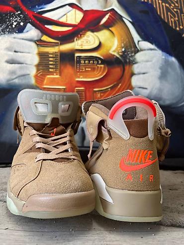 Мужские кроссовки, 44, Air Jordan, Новый, цвет - Бежевый, Платная доставка, Самовывоз