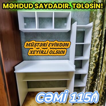 Masalar: Yazı masası, Yeni, Açılmayan, Dördbucaq masa, Azərbaycan