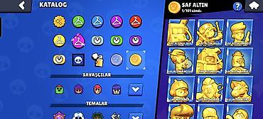 Qızıl alışı: Brawl Stars hesabı satılır 62 K kupa - 101 — 12