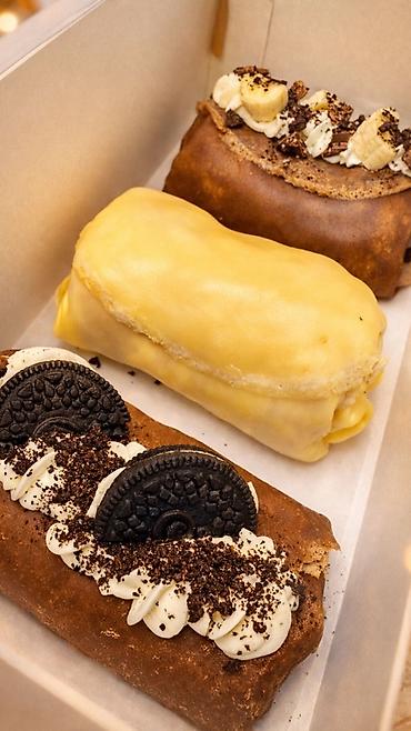 Съедобные букеты: Креп-роллы Crepe Poll Японские блинные роллы,сладкие нежные и — 13