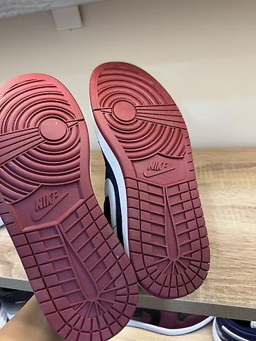 aj1: Мужские кроссовки, 41, 42, 44, Nike, Новый, цвет - Синий, Самовывоз — 3