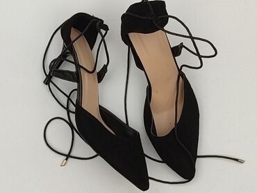 paznokcie do niebieskiej sukienki: Flat shoes for women, 38, condition - Very good
