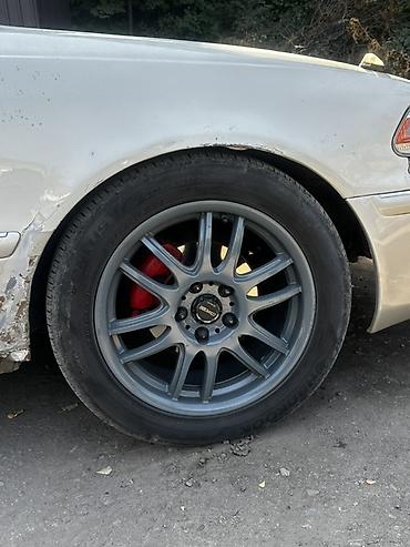 diski kg: Литые диски с шинами Hankook Шины в хорошем состоянии, лето 215/55/17 — 4