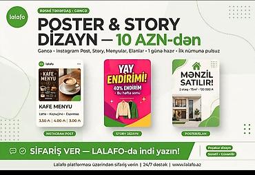 veten n muhafize xidmeti: Poster və Story Dizayn Xidməti — 10 AZN-dən - Rəsmi tərəfdaş: Gəncə - — 1