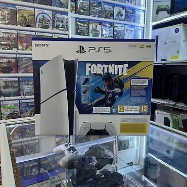 PS5 (Sony PlayStation 5): Sony PlayStation 5 Fortnite Bundle Sony PlayStation 5 Slim 1TB Ən son — 1