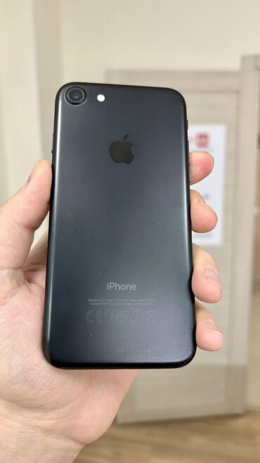 7 плюс: IPhone 7, Б/у, 128 ГБ, Черный, Защитное стекло, Чехол, 100 %