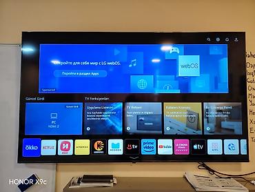 panasonic tv: LG Smart TV – böyük ekranlı, divara quraşdırılan model. Real alıcılar — 3
