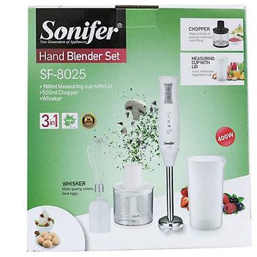 sonifer heater: №: 1900 Məhsulun adı: Sonifer SF-8025 White salınma blender Brend — 3