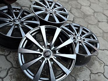 01: Литые Диски R 17 Kia, Комплект, отверстий - 5, Б/у — 1