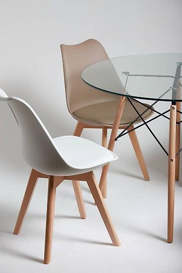 Стулья для кухни: Стул eames 222 Цвета: белый, серый, черный, бежевый, красный Размер — 15