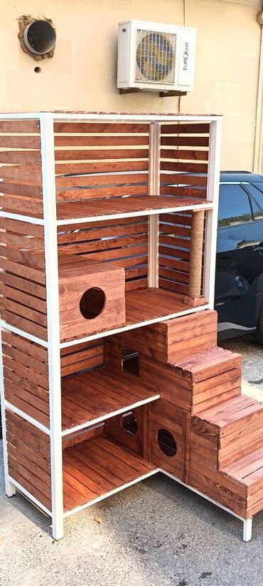 Yuvalar: Pişik evləri sifarişlər həm ev üçün həm heyət üçün ölçüsünə və — 10