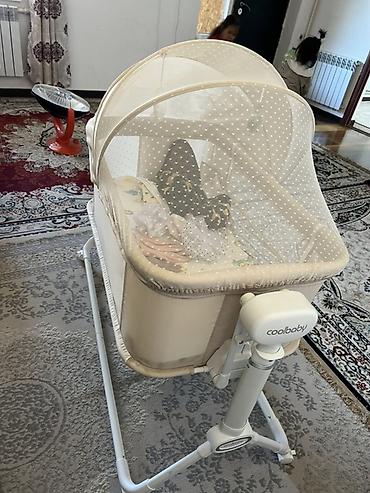 калыб: Детская колыбель-люлька Coolbaby с москитной сеткой - Тип: напольная — 1