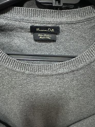 kaşmir: Futbolka, Massimo Dutti, L, rəng - Boz — 2