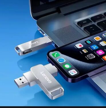 флешка в виде кредитной карты: Флеш карта Lenovo, 2 ТБ, USB type C, Новый