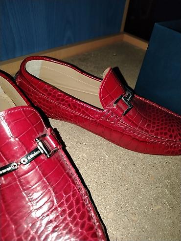 Мокасины и лоферы: Qırmızı rəngli kişi loaferləri – Harmont & Blaine - Model: Loafer — 7