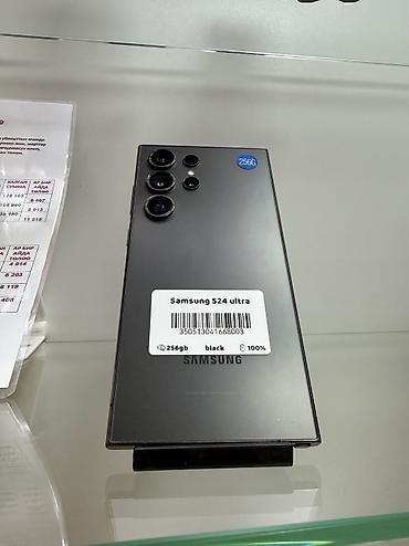 note 2: Samsung Galaxy S24 Ultra, Б/у, 256 ГБ, цвет - Черный, 1 SIM, eSIM — 2