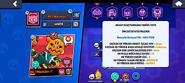 Digər: Brawl Stars oyun hesabı - Kupa: 51,204 - Səviyyə/XP: 30 səviyyə — 7
