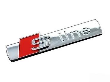 prodaja samostrela: S line znak za prednju resetku AUDI. Dosta znakova u ponudi (Audi, VW — 3
