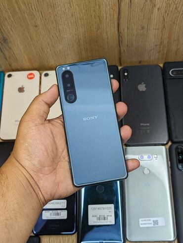lenovo телефон: Sony Xperia 5 III, Б/у, 128 ГБ, цвет - Черный, 2 SIM