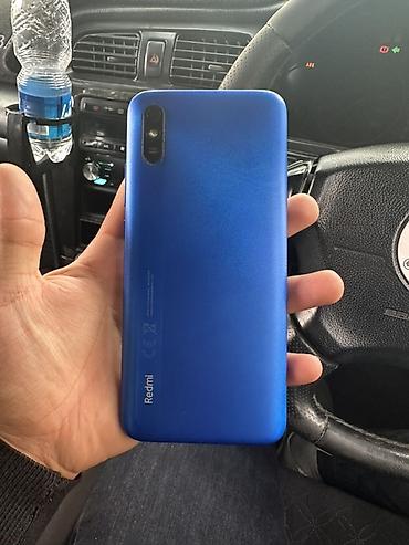 Redmi, Redmi 9A, Б/у, 32 ГБ, цвет - Синий, 2 SIM