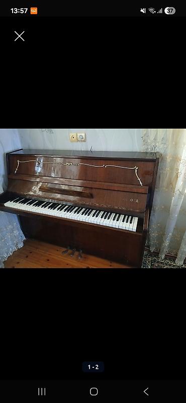 piano moyka: Şaquli pianino - Klassik dizaynlı, qəhvəyi laklı korpus - Üst qapaqda — 2