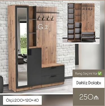 Шкафы-прихожие: *Dəhliz Dolabı 250Azn* ✔️İstehsal Rusiya Laminat 18/lik qalınlıqda — 1