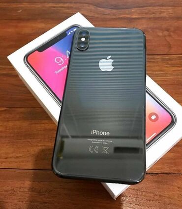 телефон fly ff243: IPhone X, 64 ГБ, Space Gray, Отпечаток пальца, Face ID