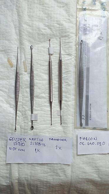 Ostali medicinski proizvodi: Oštra kašika Kireta Bone cureta Wiliger Martini, Barth, Kerpel — 25