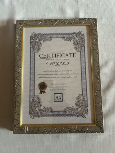 Şəkil və rəsmlər üçün çərçivələr: Çərçivə А4 (21 x 29.7 sm), Plastik — 9