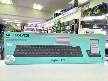 подставка для ноутбука: Многофункциональная беспроводная клавиатура и подставка Logitech K375s