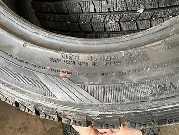 55: Зимняя японская шина. Фирма Dunlop made in Japan. Размер 215/55R16 — 4