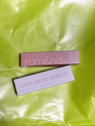 корейский день и ночь капсулы: Romand glasting melting balm 05 nougat sand Romand zero matte
