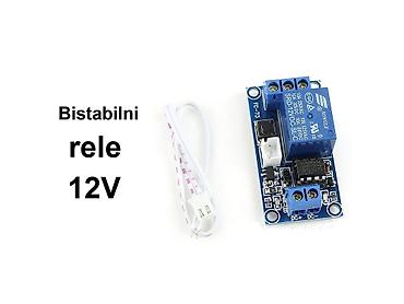 presa za drikere cena: Bistabilni rele - 12V - 10A Modul koji na jedan pritisak tastera pali — 1