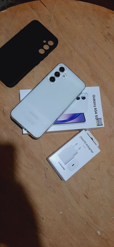 Samsung: Samsung Galaxy A54 5G, 256 GB, rəng - Ağ, Zəmanət, Barmaq izi, İki sim kartlı