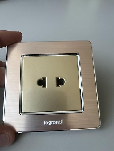 Rozetkalar: Logrond divar rozetkaları – müxtəlif dizayn və standartlar Məhsul — 4