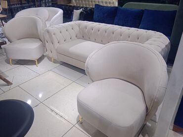 Прямые диваны: Диван два кресло Честер Новые
ТЦ ТААТАН 
в наличие — 6