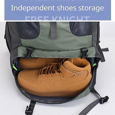 Туристические рюкзаки: Рюкзак для походов 50 л, водонепроницаемый дорожный рюкзак для мужчин — 11