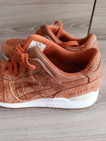Кроссовки и спортивная обувь: Мужские кроссовки, 40, Asics, Б/у, цвет - Оранжевый, Самовывоз — 9