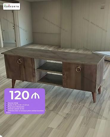Televizor altlığı - Ölçülər: Dərinlik 35 sm × Hündürlük 50 sm × En