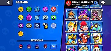 Digər kolleksiyalar: Brawl Stars hesabı – yüksək inkişaf etmiş kolleksiya - Ümumi — 14