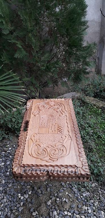 Nərdlər: Taxta Nərd dəsti – əl işidir - Material: bərk ağac (tam taxtadan) — 10