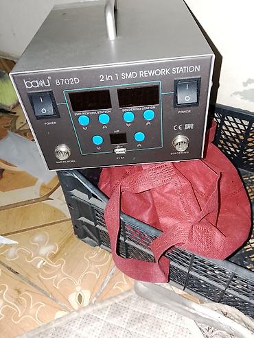fen payalnik: Baku 8702D – 2 in 1 SMD Rework Station Xüsusiyyətlər: - İki bölməli — 3