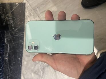 Apple iPhone: IPhone 11, Б/у, 64 ГБ, Голубой, Чехол, 89 %