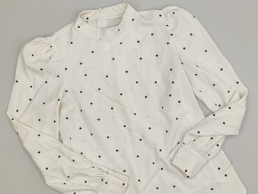 czarne eleganckie bluzki plus size: Bluzka damska, rozmiar S
