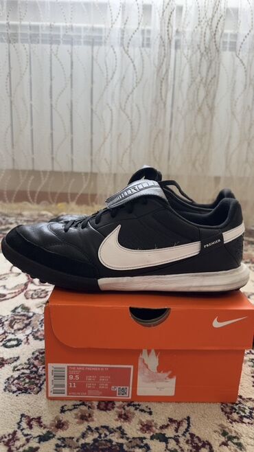 настольный теннис бу: Футбольные бутсы Nike The Premier II TF черного цвета. Модель