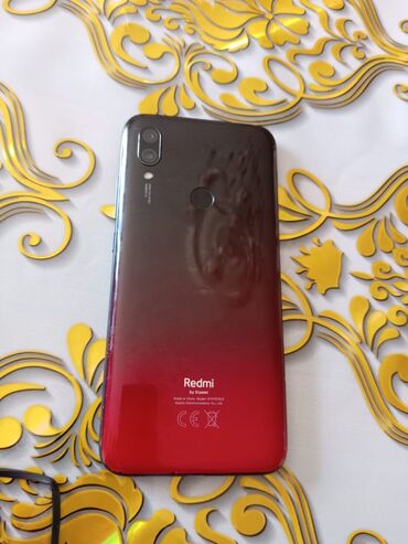 xiaomi mi4i: Xiaomi Redmi 7, 32 ГБ, цвет - Красный, 
 Отпечаток пальца