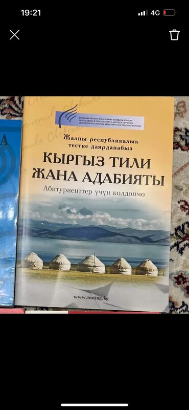 ботасы бу: Кыргыз тил и Адабият-200
Книга для подготовки к ОРТ