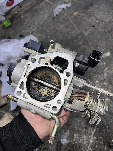 рашителный бачок: Дроссельная заслонка Subaru 2003 г., Б/у, Оригинал, Япония — 3